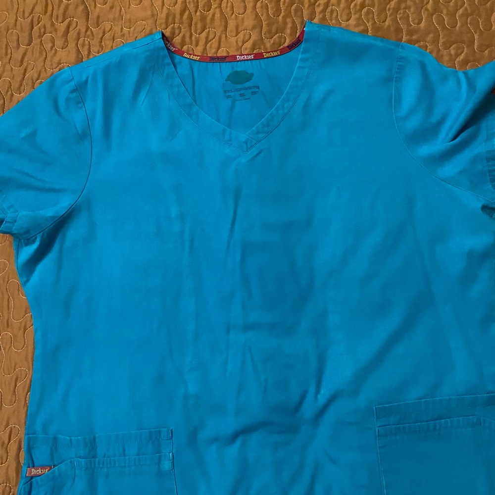 DICKIES WOMEN UNIFORM TEAL SET - Picture 2 of 4